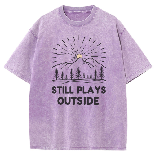 Still Plays Washed T-Shirt - Image 5