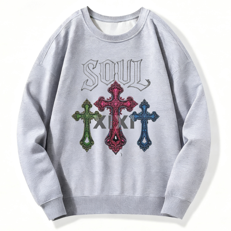 Soul Cross Graphic Sweatshirt - Image 2